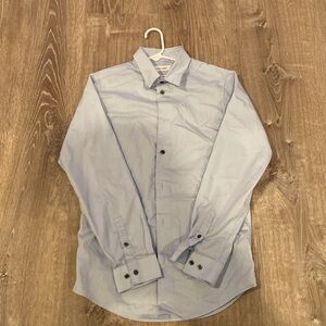 Dress Shirt worn once - Size youth 16 Calvin Klein Slim Fit & Stretch